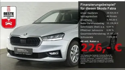 Gebraucht Skoda Fabia Selection 95 PS (69 kW) 2025 Silber Kleinwagen