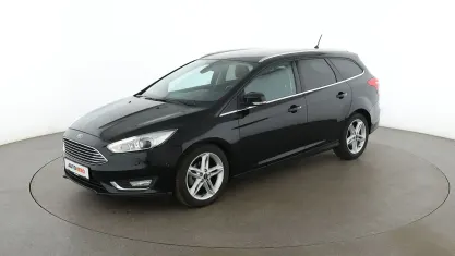 Gebraucht Ford Focus Titanium 125 PS (91 kW) 2018 Schwarz Kombi