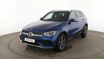 Blau Gebraucht 2022 Mercedes GLC300 AMG line SUV | 44.720 € (Fairer Preis)