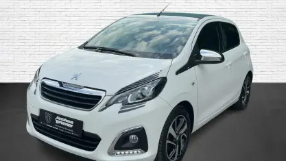 Gebraucht Peugeot 108 Top! Collection 72 PS (52 kW) 2020 Weiß Kleinwagen