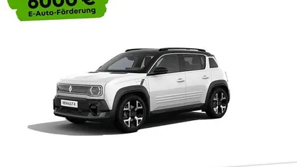Neu Renault 4 E-Tech Iconic 110 kW (150 PS) 2025 Kumulusblau mit schwarzem dach (blau) SUV