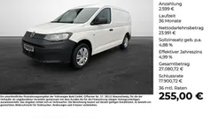 Weiß (candyweiß) Neu 2024 VW Caddy Maxi Van / Kleinbus | 26.590 € (Superpreis)