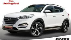 Polar white / sol Gebraucht 2018 Hyundai Tucson Premium SUV | 20.630 € (Fairer Preis)