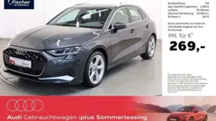 Grau Gebraucht 2024 Audi A3 Sportback Advanced Limousine | 35.740 € (Fairer Preis)