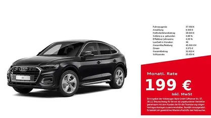 Gebraucht Audi Q5 Sportback Ambiente 204 PS (150 kW) 2021 Mythosschwarz metallic SUV