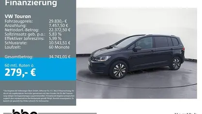 Gebraucht VW Touran Goal 150 PS (110 kW) 2025 Van / Kleinbus