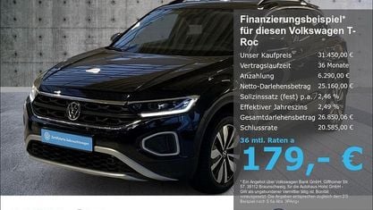Usado VW T-Roc Goal 150 HP (110 kW) 2025 Preto SUV