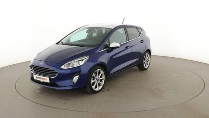 Gebraucht Ford Fiesta Titanium 101 PS (74 kW) 2017 Blau Kleinwagen