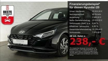 Gebraucht Hyundai i20 Trend 101 PS (74 kW) 2025 Schwarz Limousine