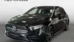 Lack kosmosschwarz Gebraucht 2020 Mercedes A180 AMG line Limousine | 28.480 € (Fairer Preis)