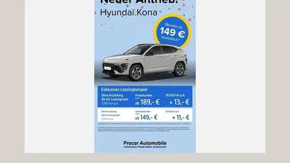 Neu Hyundai Kona Select 116 PS (85 kW) 2026 Cyber grey SUV