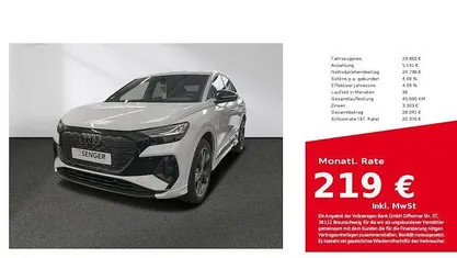 Gletscherweiß metallic Gebraucht 2022 Audi Q4 Sportback e-tron Ambiente SUV | 29.880 € (Fairer Preis)