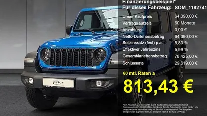 Blau Neu 2025 Jeep Wrangler Rubicon SUV | 64.390 € (Fairer Preis)