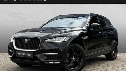 Schwarz (santorini black) Gebraucht 2019 Jaguar F-Pace R-Sport SUV | 34.780 € (Fairer Preis)