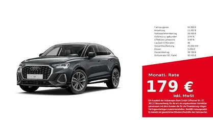 Grau Gebraucht 2025 Audi Q3 Sportback S-Line SUV | 44.990 € (Fairer Preis)