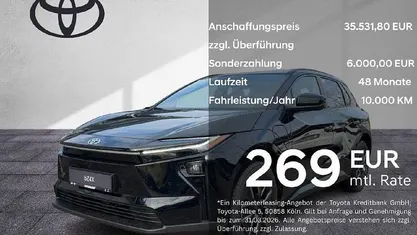 Neu Toyota bZ4X 164 kW (224 PS) 2026 Tiefschwarz mica metallic SUV