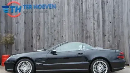 Usata Mercedes SL55 AMG AMG 500 CV (367 kW) 2003 Nero Cabrio