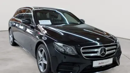 Gebraucht Mercedes E300 AMG line 194 PS (142 kW) 2019 Obsidianschwarz metallic Kombi