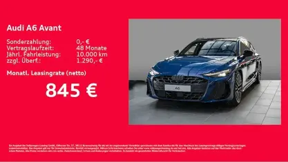 Nouă Audi A6 Ambiente 367 CP (269 kW) 2026 Albastru Break