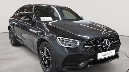 Gebraucht Mercedes GLC220 AMG line 194 PS (142 kW) 2022 Graphitgrau metallic Coupé