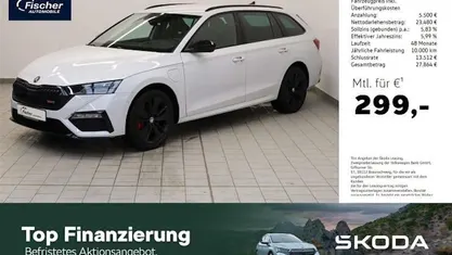 Weiß Gebraucht 2022 Skoda Octavia RS Kombi | 28.980 € (Fairer Preis)