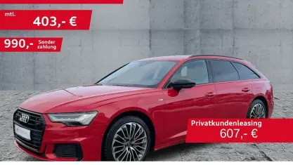 Używany Audi A6 S-Line 367 KM (269 kW) 2020 Czerwony Kombi