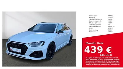 Gebraucht Audi RS4 Ambiente 450 PS (330 kW) 2023 Gletscherweiß metallic Kombi