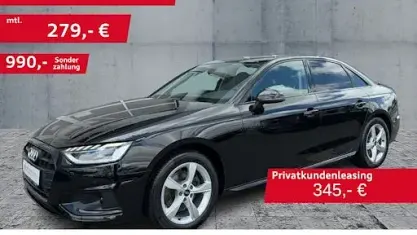Gebraucht Audi A4 Advanced Plus 163 PS (119 kW) 2023 Schwarz Limousine