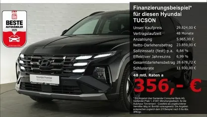 Gebraucht Hyundai Tucson Trend 160 PS (117 kW) 2024 Abyss black SUV