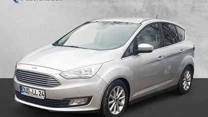Gebraucht Ford C-MAX Titanium 125 PS (91 kW) 2018 Polarsilber metallic Van / Kleinbus