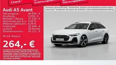 Weiß Gebraucht 2024 Audi A5 S-Line Coupé | 46.949 € (Superpreis)
