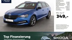 Blau Gebraucht 2023 Skoda Superb SportLine Kombi | 38.980 € (Fairer Preis)