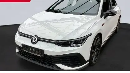 Gebraucht VW Golf VIII GTI Clubsport 300 PS (220 kW) 2023 Pure white Limousine
