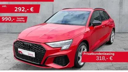 Brugt Audi A3 S-Line 116 HK (85 kW) 2023 Rød Sedan