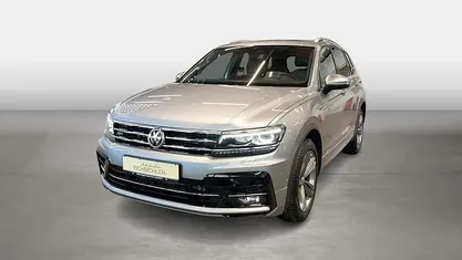 Silber Gebraucht 2021 VW Tiguan Allspace R-line SUV | 32.820 € (Fairer Preis)