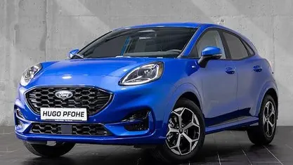 Desert island blue (metallisch blau) Gebraucht 2025 Ford Puma ST-Line SUV | 25.700 € (Fairer Preis)