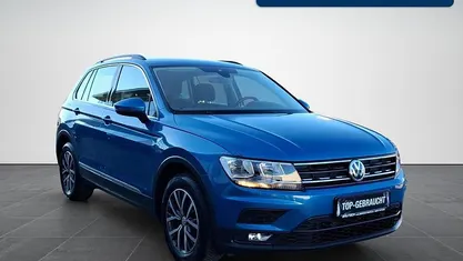 Gebraucht VW Tiguan Comfortline 150 PS (110 kW) 2019 Caribbean blue metallic SUV