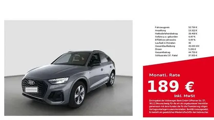 Chronosgrau Gebraucht 2025 Audi Q5 Sportback S-Line SUV | 52.790 € (Guter Preis)
