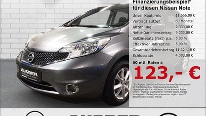 Używany Nissan Note Acenta 98 KM (72 kW) 2015 Szary Hatchback