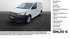 Grau (pure grey) Neu 2024 VW Caddy Maxi Basis Van / Kleinbus | 31.795 € (Superpreis)
