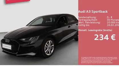 Mythosschwarz metallic Gebraucht 2025 Audi A3 Advanced Limousine | 29.980 € (Fairer Preis)