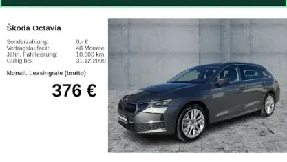 Gebraucht Skoda Octavia Tour 150 PS (110 kW) 2025 Grau Kombi