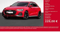 Progressivrot metallic Gebraucht 2024 Audi A3 Sportback S-Line Limousine | 32.922 € (Fairer Preis)