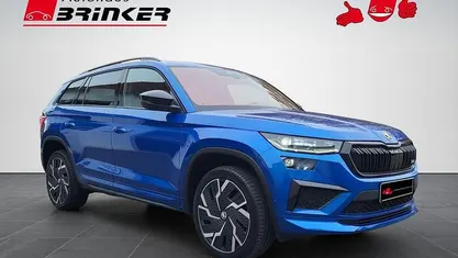 Raceblau metallic Gebraucht 2021 Skoda Kodiaq RS SUV | 39.960 € (Guter Preis)