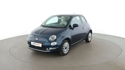 Gebraucht Fiat 500 Lounge 69 PS (50 kW) 2016 Blau Limousine