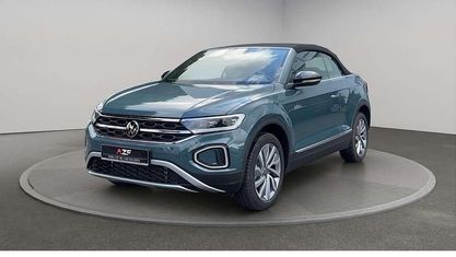 Neu VW T-Roc Cabriolet Goal 150 PS (110 kW) 2026 Petroleum blue metallic / schw Cabrio