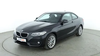 Schwarz Gebraucht 2016 BMW 218 Advantage Coupé | 15.550 € (Fairer Preis)