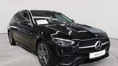 Schwarz Gebraucht 2022 Mercedes C220 AMG line Kombi | 32.990 € (Fairer Preis)