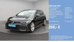Schwarz Gebraucht 2024 VW Golf VIII GTI Limousine | 33.890 € (Superpreis)
