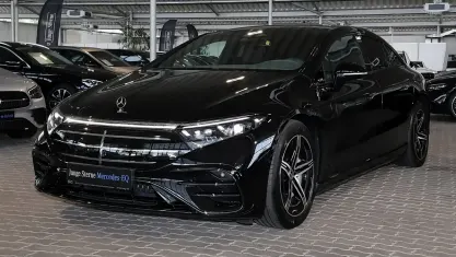 Gebraucht Mercedes EQS450+ AMG 264 kW (360 PS) 2025 Metalliclack obsidianschwarz Limousine